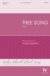 Tree Song SSAA choral sheet music cover